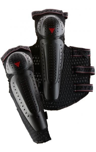 Dainese racing knee guard full pro mountain bike armor black lg