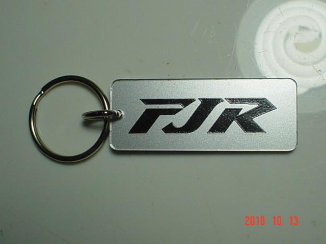 Yamaha fjr 1300 motorcycle key chain silver & chrome