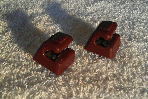 2 mercedes lighted w124 126 201 123 sunvisor clip holder burgundy