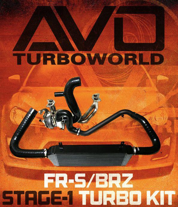 New 2013 subaru brz & scion fr-s 1 bolt on to stock turbo kit 