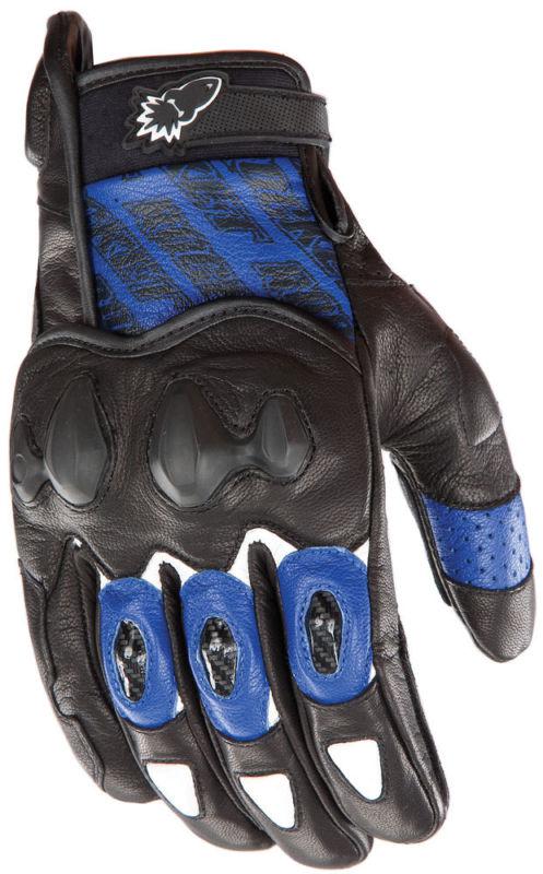 New joe rocket supermoto 2.0 gloves, blue, small