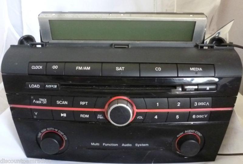 06-09 mazda 3 radio cd mp3 player bar466ar0   