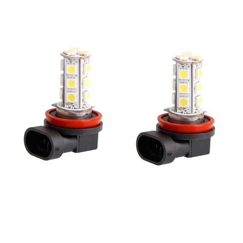 New 2 pcs h11 18 smd led car automotive light headlight fog led bulb white