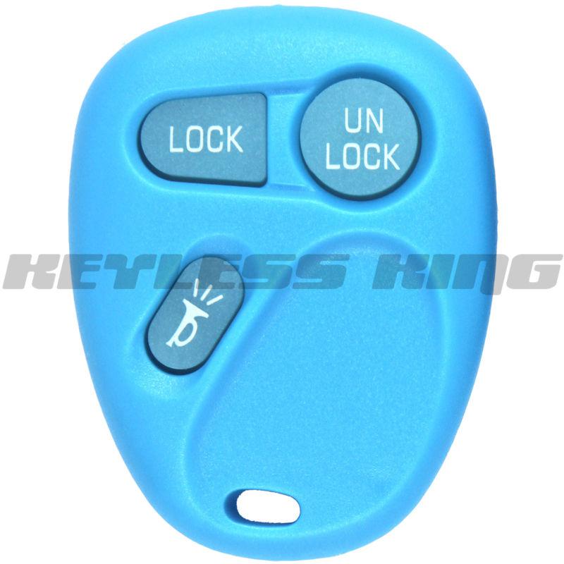 New light blue glow in dark replacement keyless remote key fob for 15042968