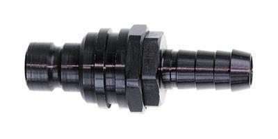 Jiffy-tite quick-connect fitting plug straight -10an hose barb fluorocarbon seal