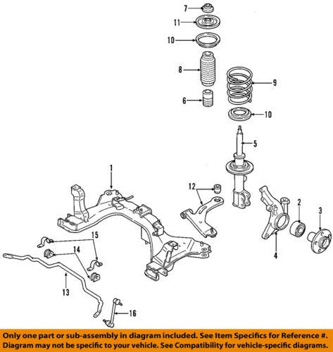 Mazda oem zzc134310 suspension control arm/control arm