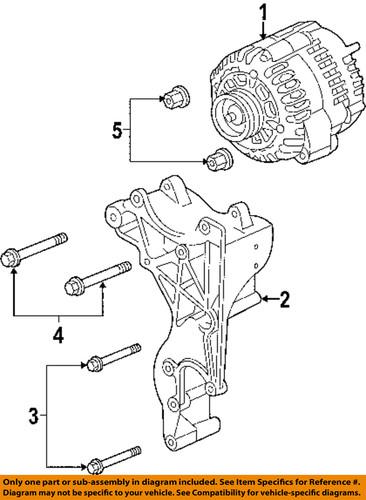 Gm oem 20881337 alternator/generator/alternator