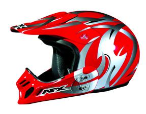 Afx helmet fx-85y multi red youth medium 0113-0011 new