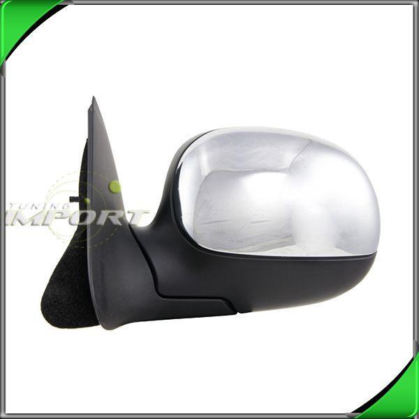 1997 1997 ford f150 xl power chrome contour driver left side mirror assembly