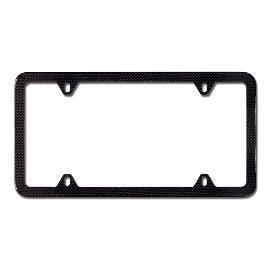 Bmw oem carbon fiber slim line license plate frame set of two 82112210415