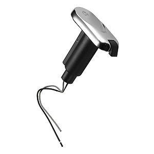 Brand new - attwood 2-pin easy lock plug-in base f/pole light w/chrome cover - b