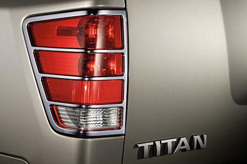 2004-2011 nissan titan chrome taillight guards cheap !!