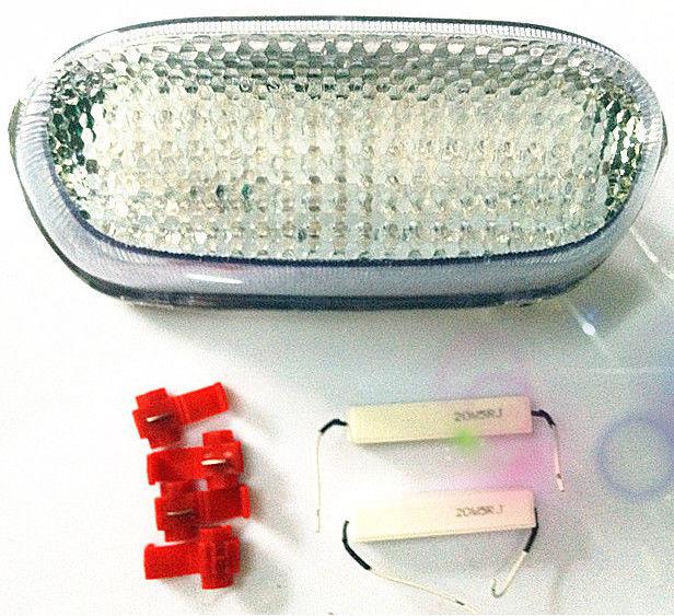 Clear tail light taillight integrated signals zzr600 zzr250 2004 zx600e zx11r