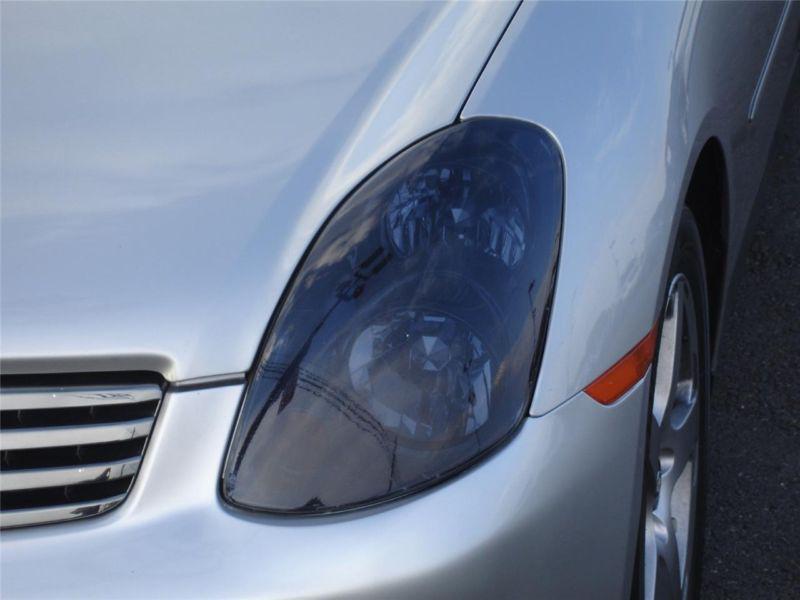 Infiniti g35 sedan smoke colored headlight film  overlays 2003-2007