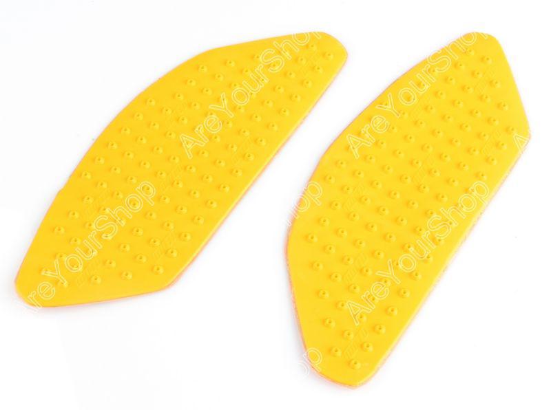 Tank traction pad side gas knee grip protector 3m yamaha yzf r1 2009-2012 yellow