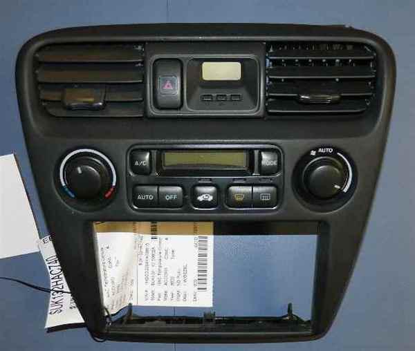 98 99 00 accord auto ac climate controls radio bezel oe