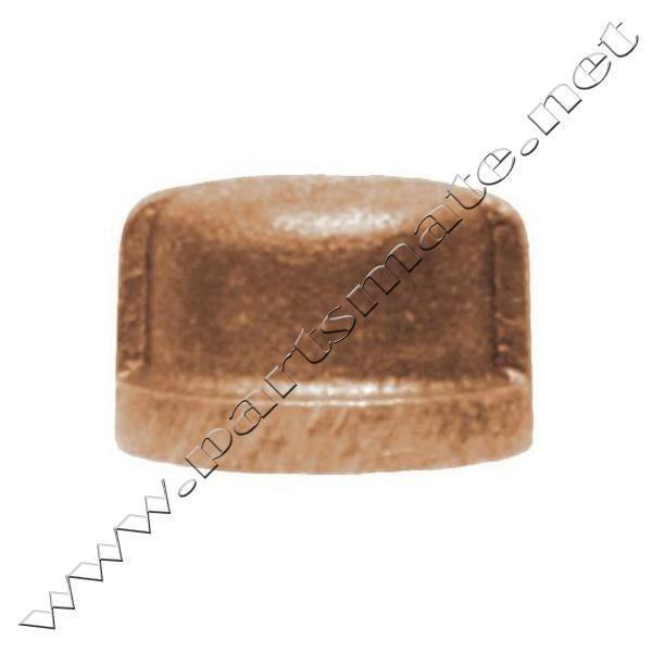 Midland metals 44476 cap fittings / 1-1/4 bronze pipe cap