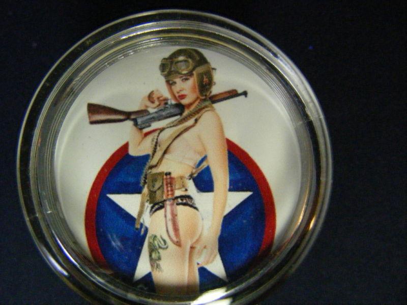 Steering wheel"spinner knob"pin up girl,30s-40s-50s (9)