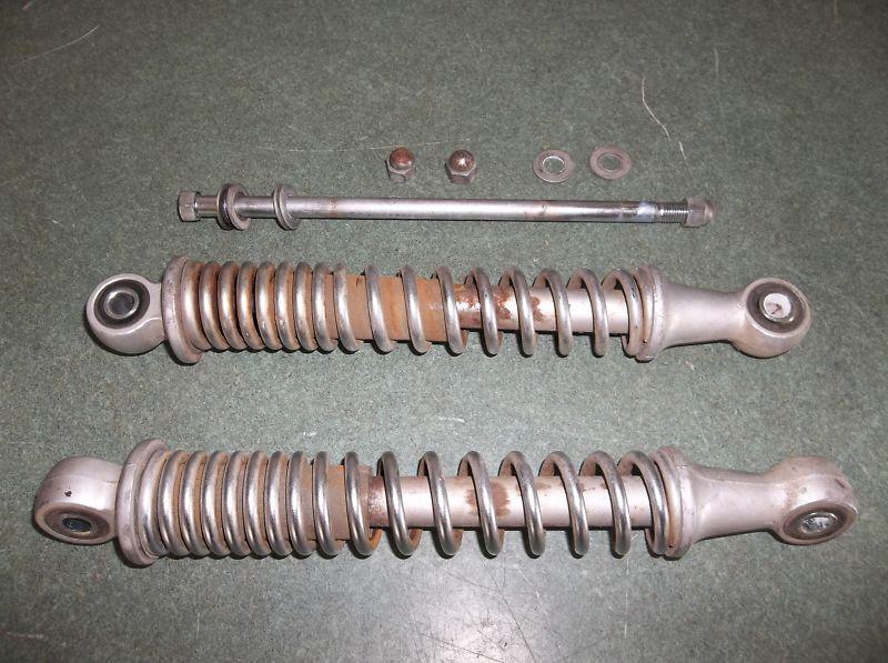 1977 honda minitrail 50 z50a mini trail original rear shock absorbers 