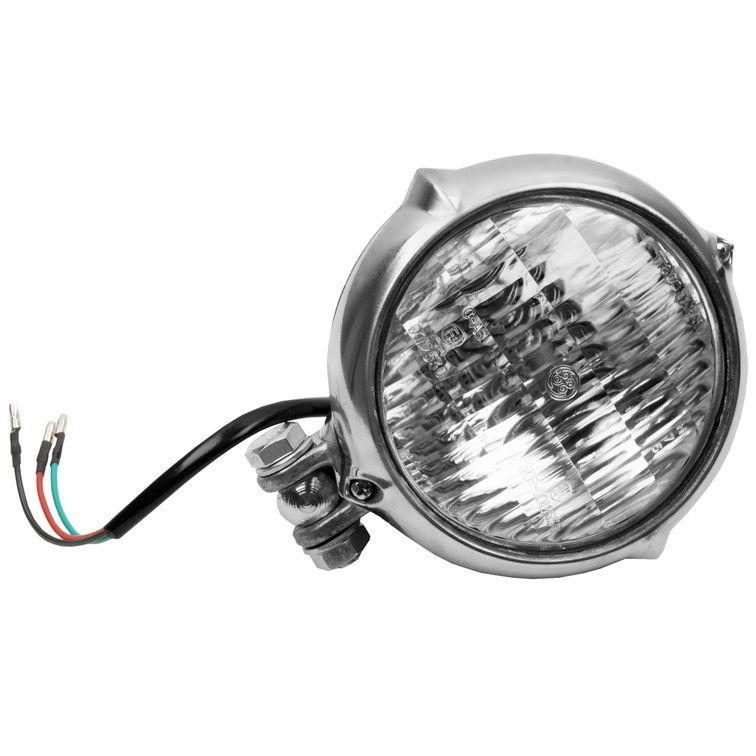 Bates style headlight lamp for harley honda cb xs triumph chopper bobber light