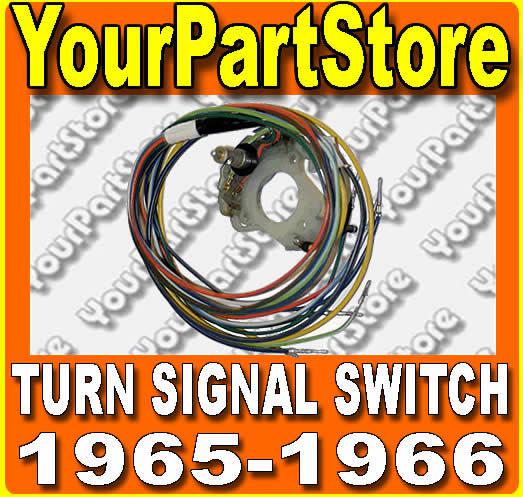 1965 1966 ford mustang turn turning signal switch assembly