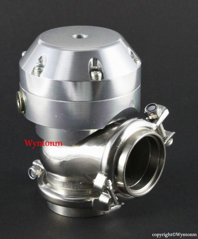 38mm turbo stainless sus 304 mini v-band wastegate dump valve 10 psi silver  a30