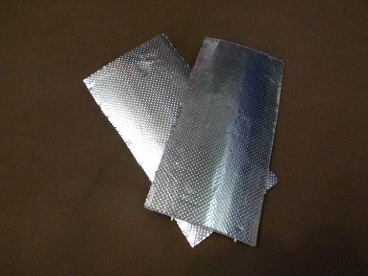 Professional grade fiberglass heat shield heatshield for motorcycle fairing