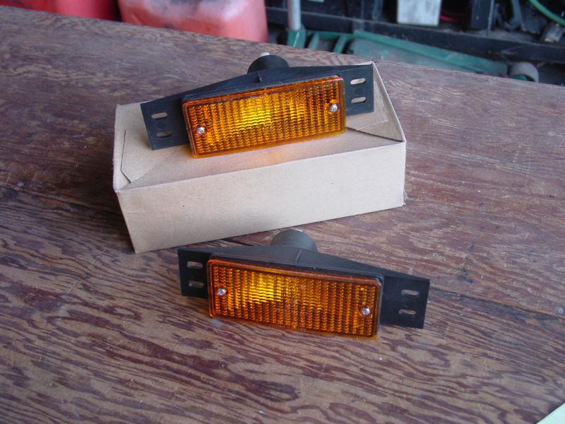 Bmw turn signal park lamp light front assembly pair new 63131386610