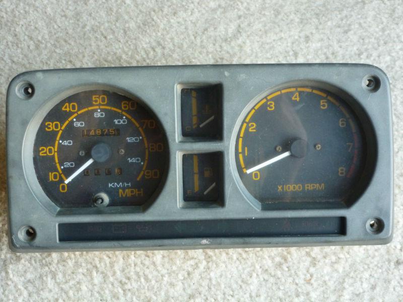 1988 suzuki samurai (special edition) instrument cluster