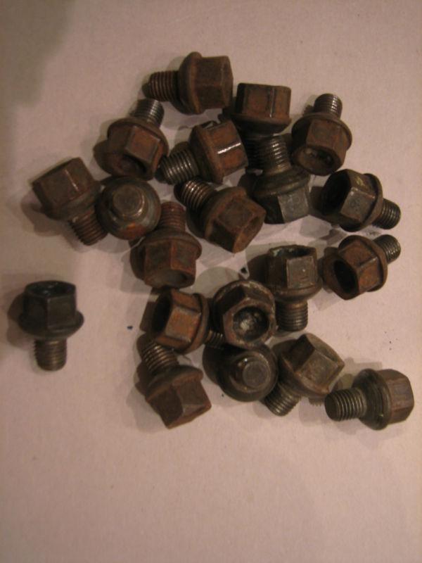 Set of 20 vw volkswagen wheel lug bolts 12 mm oem , solid matching