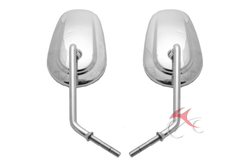 For harley davidson flstc fxdb dyna fxdf flstf  chrome mirrors new