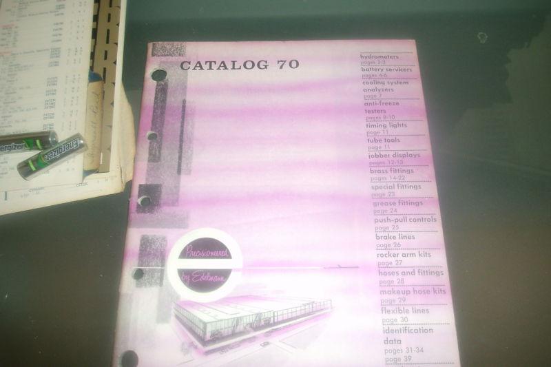 1970 e edelmann and company auto car parts master parts catalog manual w applica