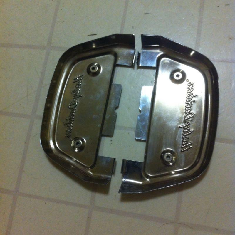 Genuine Harley Davidson Script Chrome Rear Passenger Floorboard Covers 50782-91, US $34.95, image 3