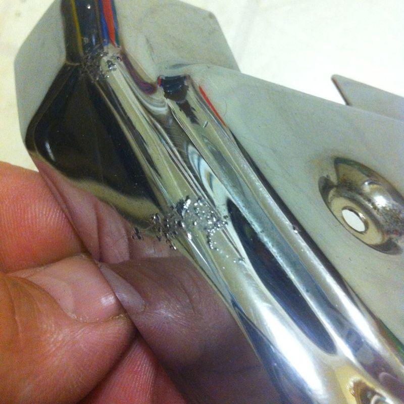 Genuine Harley Davidson Script Chrome Rear Passenger Floorboard Covers 50782-91, US $34.95, image 4