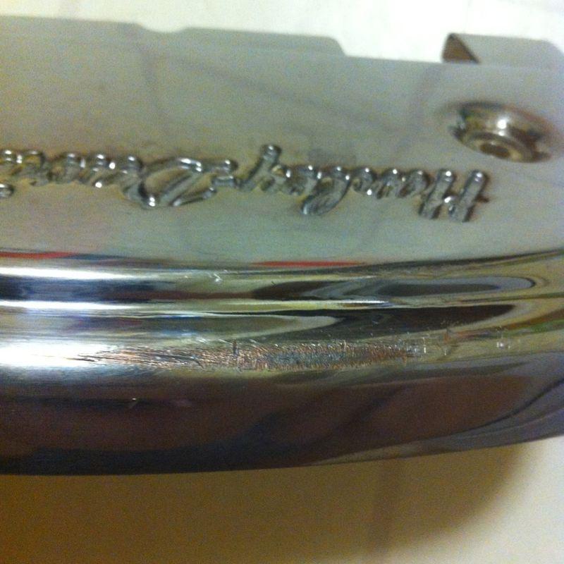 Genuine Harley Davidson Script Chrome Rear Passenger Floorboard Covers 50782-91, US $34.95, image 6