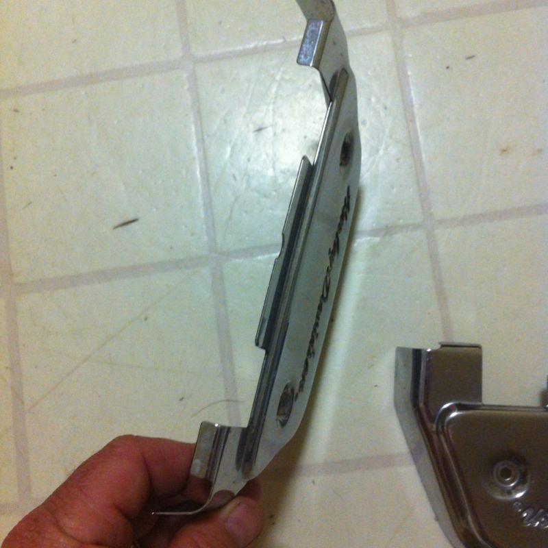 Genuine Harley Davidson Script Chrome Rear Passenger Floorboard Covers 50782-91, US $34.95, image 7