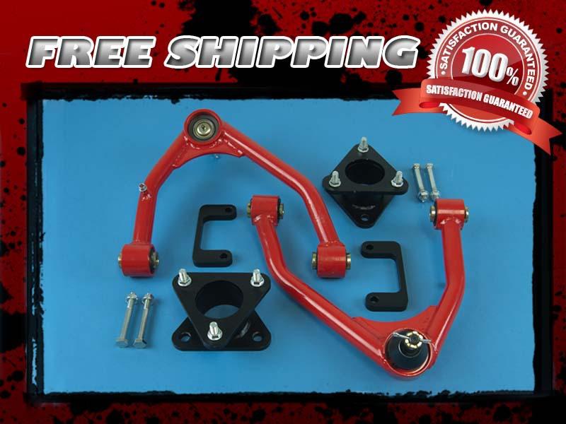 Steel coil spacer block control arm lift kit front 4" 4x2 2wd 4x4 4wd