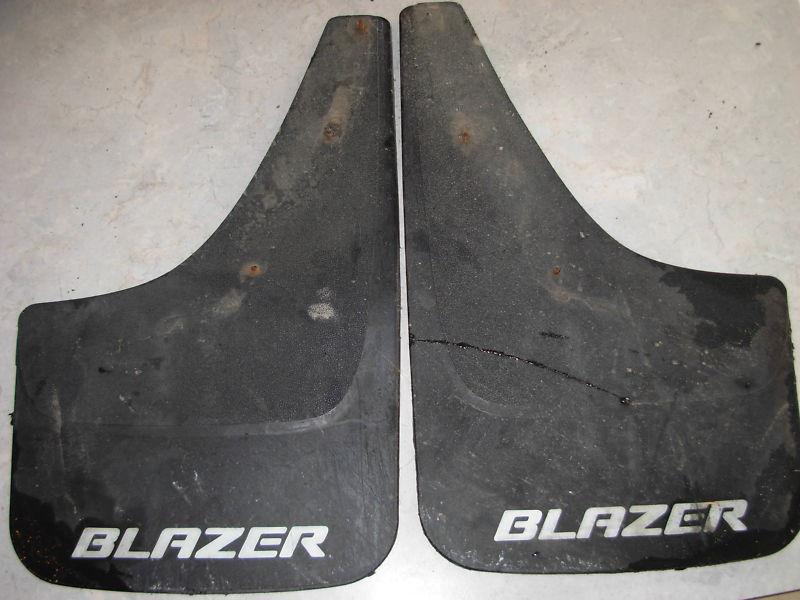 Chevrolet gm blazer mud flaps rock guards good shape many years left