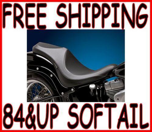 Le pera villain 2up touring seat 00-14 harley softail fatboy custom fxst / flst