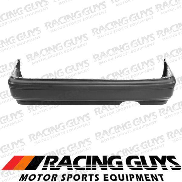 90-91 honda accord dx rear bumper cover raw black new facial plastic ho1100123