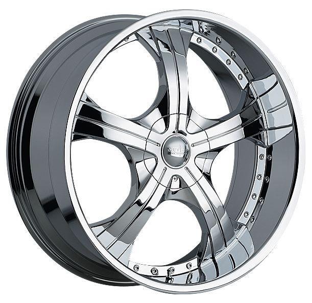 24" devino 430 adana 5x135 expedition navigator chrome wheels rims free lugs!