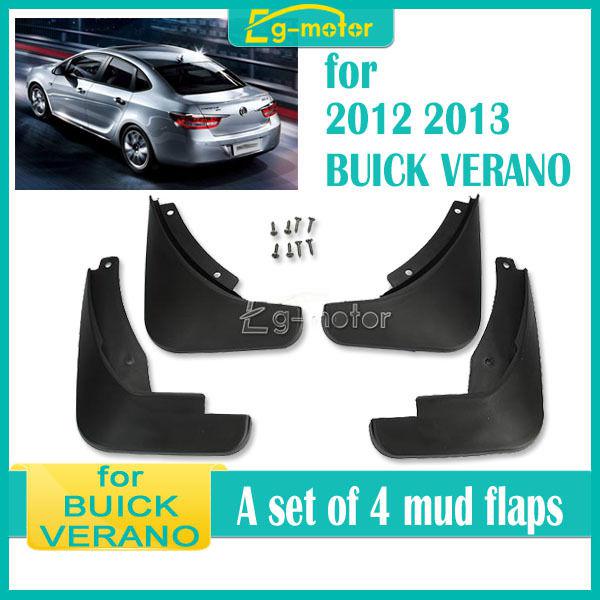 4x mud flaps splash guard mudguards for 2012 2013 buick verano sedan semi-rigid 