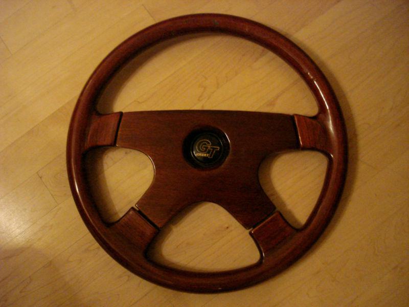 Mercedes w123 gt grant mahogany steering wheel, removed from a  78 300cd