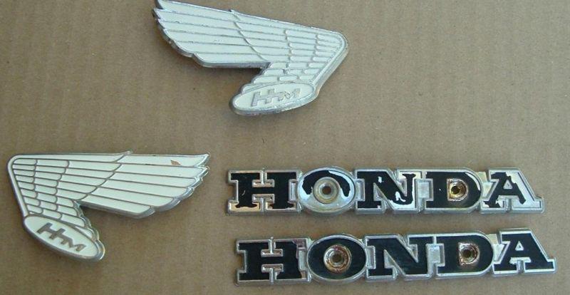 68 honda cl350ko cl350 cl 350 gas tank emblems badges