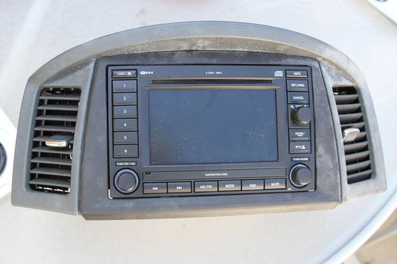 2006 2007 2008 2009 dodge/ chrysler/ jeep navigation 6 disc cd nav unit rec oem