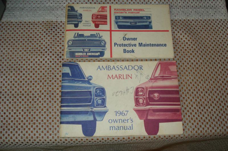 1967 american motors ambassador marlin owners manual amc original glove box book