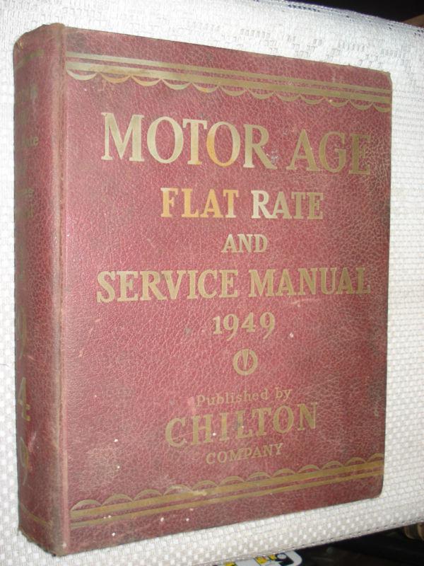 1938-1949 chiltons parts book & service manual chevy cadillac buick ford dodge