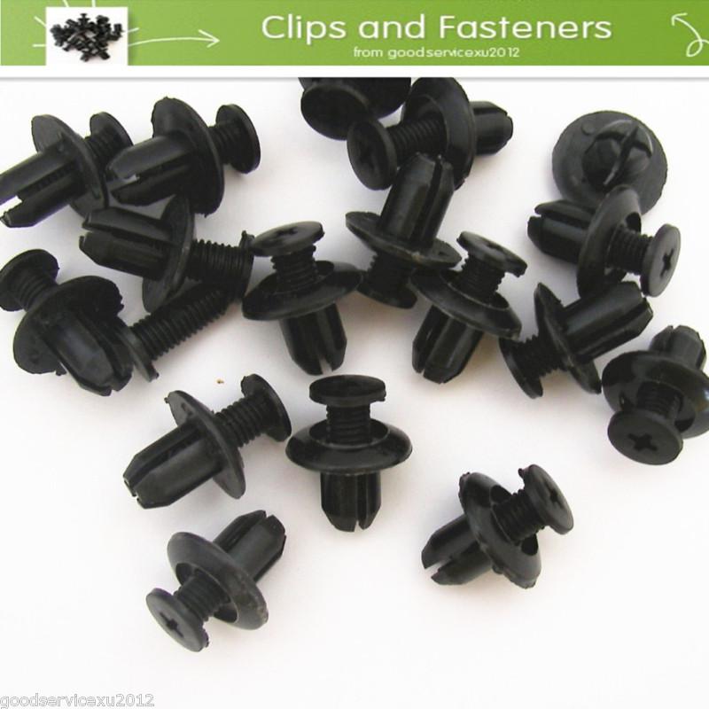 20 x push type clips retainer fastener rivet for mazda 323 ford aspire 18x12x8mm