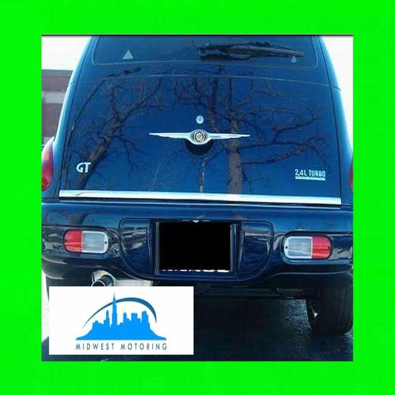 2000-2011 chrysler pt cruiser precut chrome trunk tailgate trim molding warranty