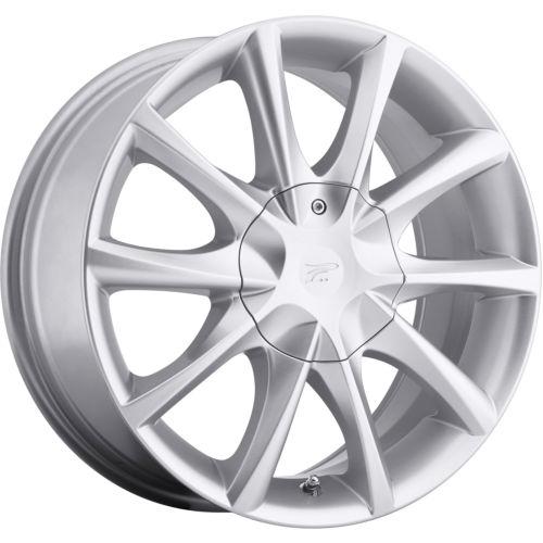 15x7 silver platinum e-twine (081) wheels 4x100 4x4.5 +42 chevrolet cobalt 4 lug